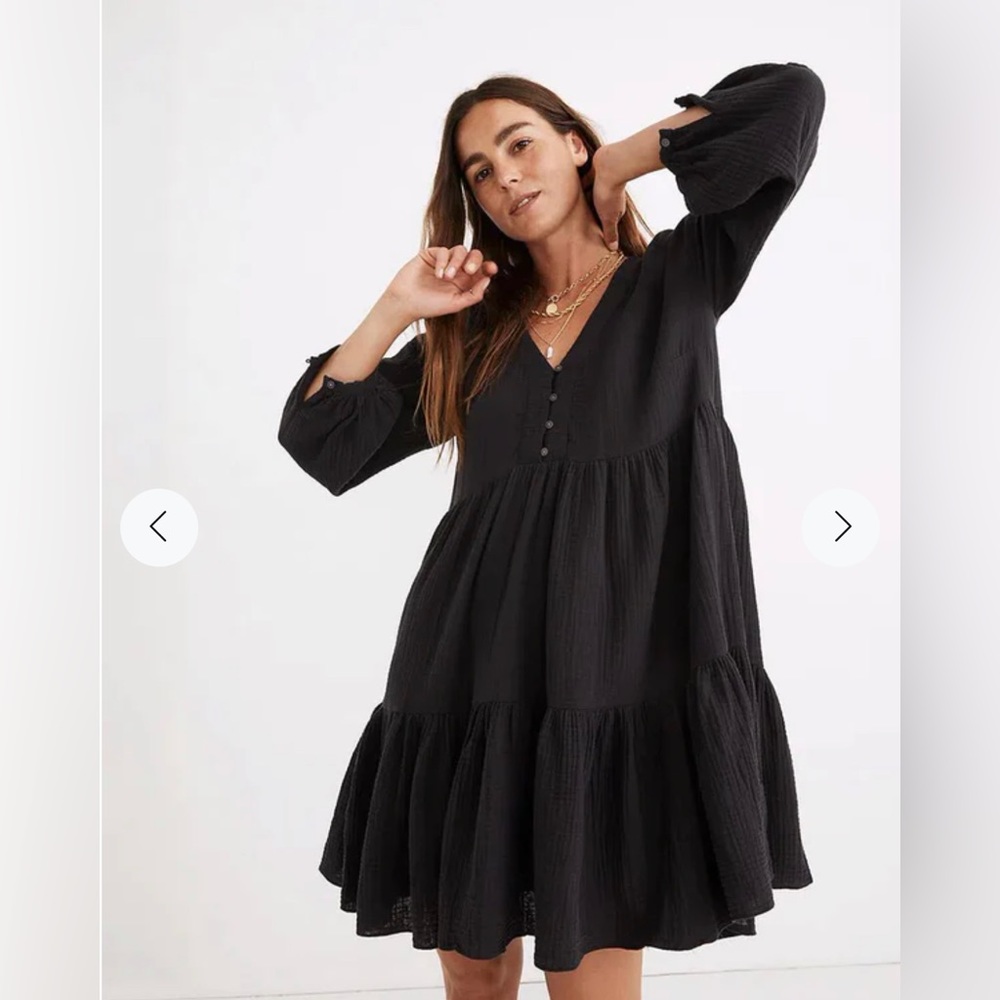 Madewell- Lightspun Colette Mini Dress, Size Zero